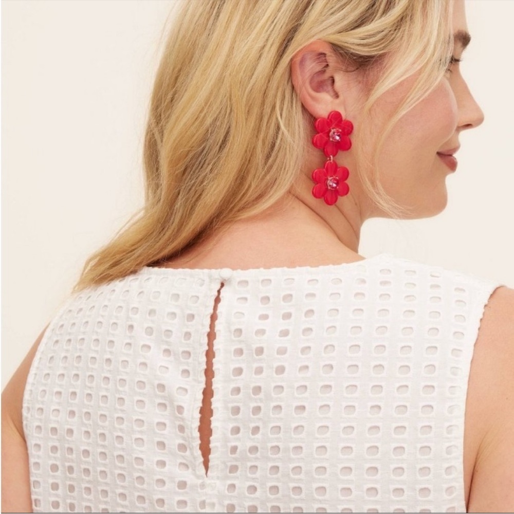 kate spade new york x Target 3 sets of Floral Linear Earrings, NWT - Picture 3 of 10